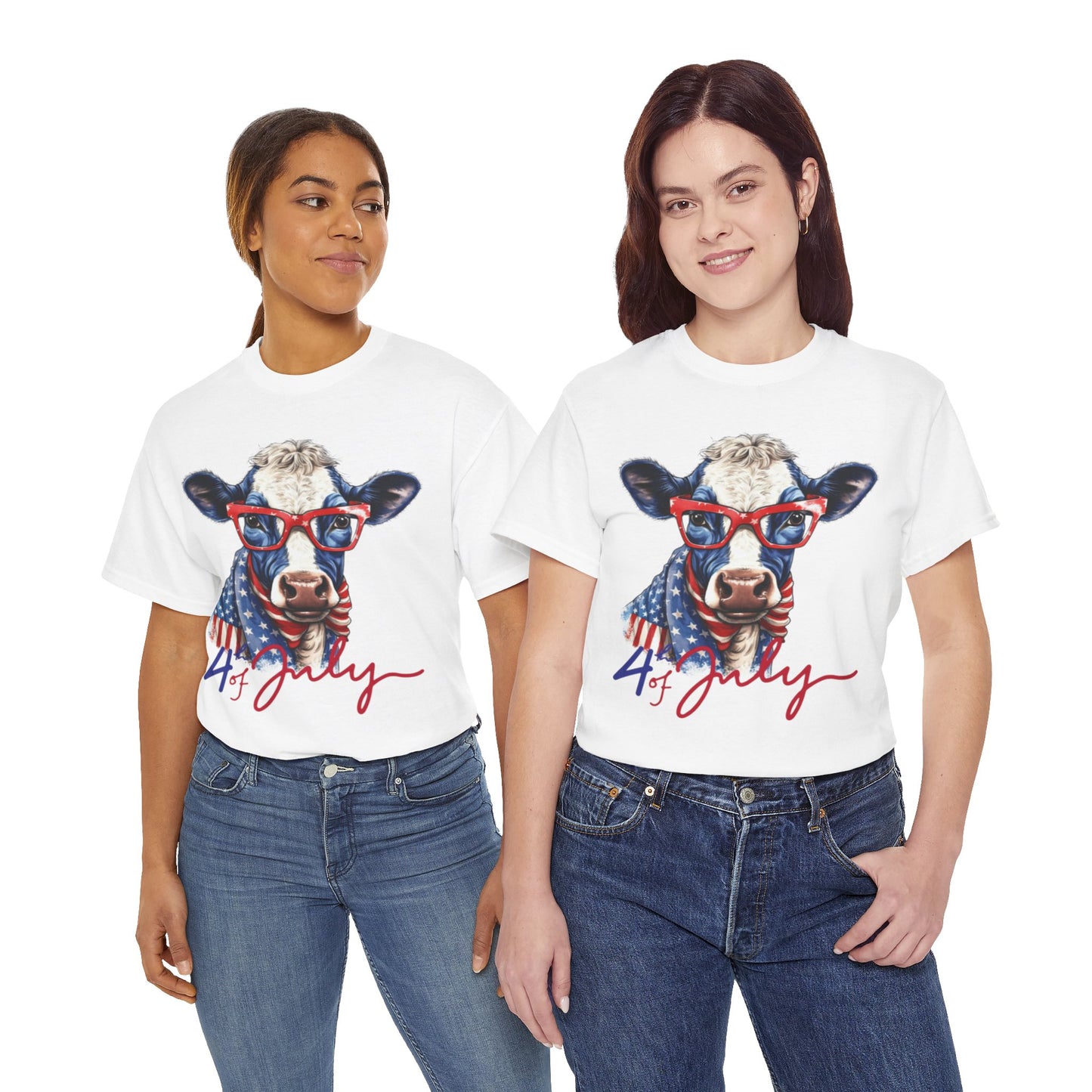 Cows celebrate the fourth