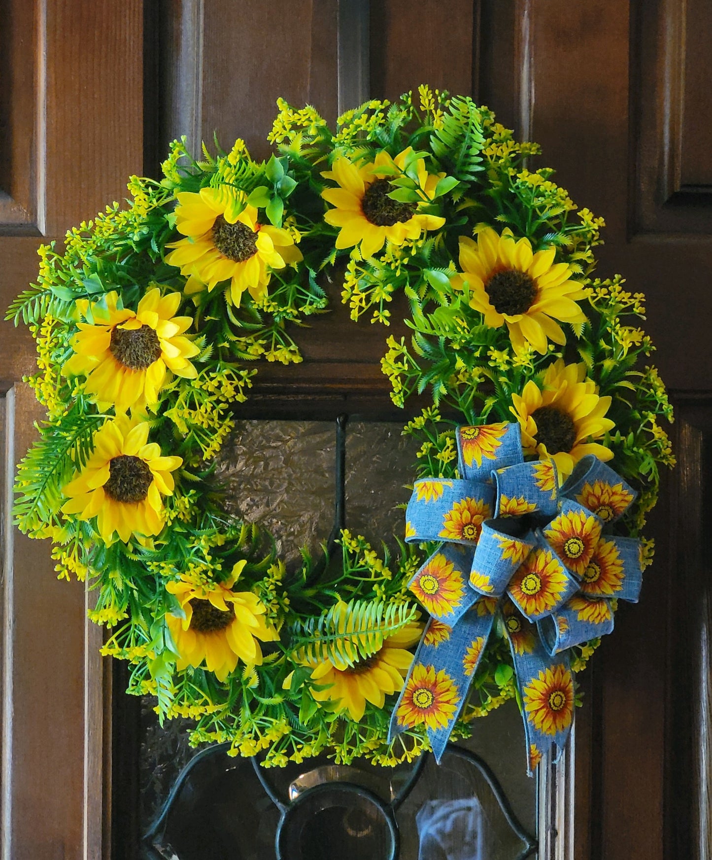 Lovely Sunflower Wreath