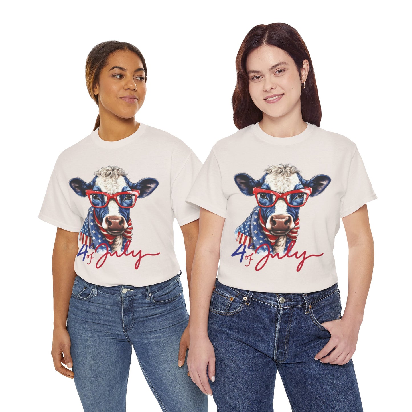 Cows celebrate the fourth