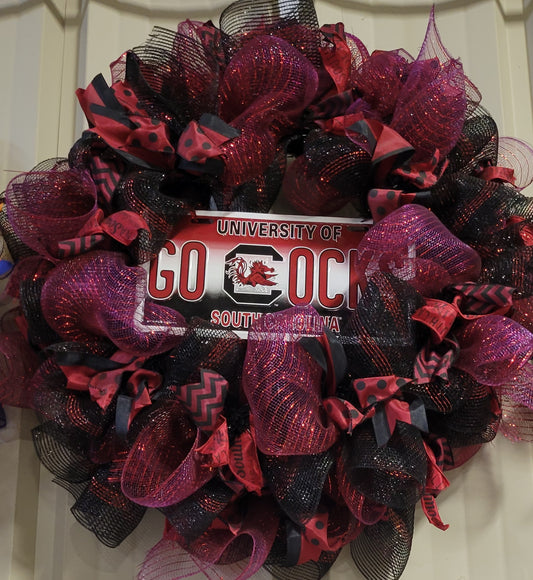 South Carolina Gamecocks Wreath